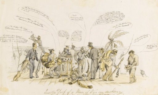 painting-depicting-charles-darwin