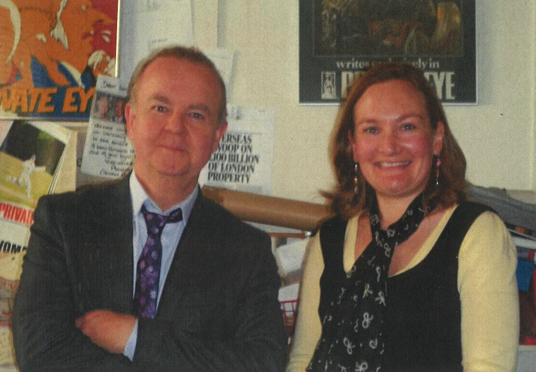 Mary L. Shannon and Ian Hislop Private Eye